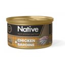 Native (Нейтив) Chicken with Prawns Adult Cat- Консервный корм для котов с курицей и сардиной