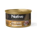 Native (Нейтив) Chicken with Prawns Adult Cat- Консервный корм для котов с курицей и морским окунем