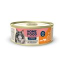 Home Food (Хом Фуд) - Полнорационный консервированный корм для взрослых кошек с говядиной и лососем в желе