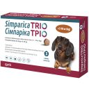 Simparica Trio (Симпарика Трио)-жевательные таблетки от блох, клещей и глистов  для собак 5-10кг