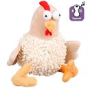 Flamingo Chicken Big ЧИКЕН БИГ мягкая игрушка для собак, курица с пищалкой, плюш
