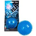 Flamingo Spike Ball+LED ФЛАМИНГО МЯЧ с шипами и LED подсветкой игрушка для собак, резина 12,5 см