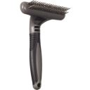 Flamingo (Фламинго) - Грабли двухрядные для вычесывания подшерстка у собак, 19/20 зубца, 17,5х11,5 см