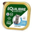 Equilibre & Instinct Влажный корм для котят с лососем, морковью и молоком, мусс, 85 г