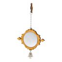 Лори ТМ Подвеска в клетку для попугаев - Зеркальце с колокольчиком