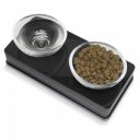 Catit (Катит) Design Glass Diner- Миски стеклянные на чёрной подставке