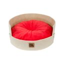 Lucky Pet (Лаки Пет) "Релакс" Лежак для собак и котов, войлок  (беж-коралл)