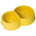 Lucky Pet (Лаки Пэт) №2 - Миска двойная пластиковая для животных, 200+300 мл