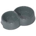 Lucky Pet (Лаки Пэт) №1 - Миска двойная пластиковая для животных, 80+150 мл