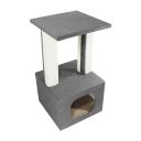 Lucky Pet (Лаки Пет) Грот Люкс - Когтеточка-домик с платформой