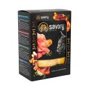 Savory (Сейвори) Набор влажных кормов "3+1" для стерилизованных кошек, индейка с морковью в желе
