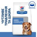 Hills (Хилс) Prescription Diet Canine Derm Complete - Лечебный сухой корм для собак при пищевой аллергии и атопическом дерматите (яйцо/рис)