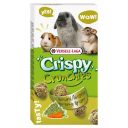 Versele-Laga Crispy Crunchies Hay + Carrot - Лакомство для кроликов, грызунов печенье сено и морковь