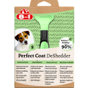 8in1 (8в1) Perfect Coat DeShedder Dog - Дешеддер для вычесывания собак S