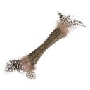 GiGwi (Гигви) Catnip Спрессованная кошачья мята - Игрушка для кошек с перьями (75335)