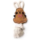 DoggyMan (ДоггиМен) Leather Lion with Rope - Жевательная игрушка для собак лев с канатом, натуральная кожа