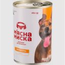 Мясная миска - Влажный корм для взрослых собак с курицей (паштет)