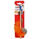 Camon (Камон) Gioco per gatti - игрушка для кошек удочка с мячиком и перьями 40см