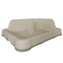 Animall (ЭнимАлл) Dog Toilet P962-А - Туалет для собак под пеленки с решеткой, столбиком и стеной