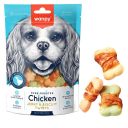 Wanpy (Ванпи) Chicken Jerky & Biscuit Twists Бисквит с вяленой курицей печенье - лакомство для собак