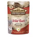 Carnilove (Карнилав) Cat Pouch Wild Boar & Chamomile - Корм влажный для котов с кабаном и ромашкой