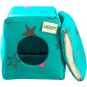 Lucky Pet (Лаки Пет) Марс - Куб-лежак для собак и котов, бирюзовый