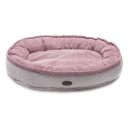 Harley & Cho (Харли энд Чо) Donut Pink овальный лежак для собак (розовый)