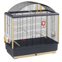 Ferplast (Ферпласт) Cage Palladio 5 Black клетка для канареек и других мелких экзотических птиц, 71x38x78 см (черный металл)