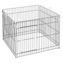 Ferplast (Ферпласт) Cage Pen Black Dog Training загон для маленьких собак и щенков, 80х80х62 см (черный)