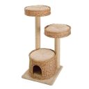 Ferplast (Ферпласт) Cat Tree Amir игровой комплекс для кошек с домиком, спальным местом и колонами из сизаля