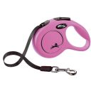 Flexi New Classic XS - поводок-рулетка для кошек и собак до 12 кг, лента, 3 м