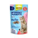 GimCat (ДжимКэт) Nutri Pockets Fish - Лакомства для котов лосось