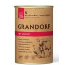 Grandorf (Грандорф) Beef and Turkey - Влажный корм для собак с говядиной и индейкой