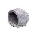 Harley & Cho (Харли энд Чо) Cover Plush Gray лежак-норка для собак и кошек (серый)