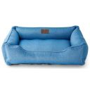 Harley & Cho (Харли энд Чо) Dreamer Denim лежак для собак и кошек (синий)