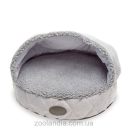 Harley & Cho (Харли энд Чо) Cover Silver - Лежак-норка для собак и кошек (серый)