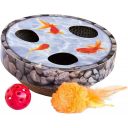 Petstages (Петстейджес) Hide &Seek Wobble Pond - Игрушка для кошек когтеточка "Пруд с рыбками"