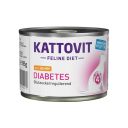 Kattovit Veterinary (Каттовит Ветеринари) Diabetes – Влажный лечебный корм для котов с сахарным диабетом и ожирением (курица) банка