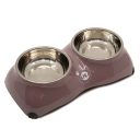 Kika (Кика) 4-Paw миска двойная для собак, M, 2*400 мл