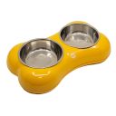 Kika (Кика) Bone Shape Миска двойная для собак, M, 2*400 мл