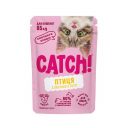 Catch! Влажный корм для котят всех пород, птицы и овощей кусочки в соусе