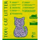 Хвостик Тофу Лаванда - Соевый наполнитель с ароматом лаванды для кошачьего туалета