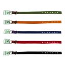 Lucky Pet (Лаки Пет) Ошейник брезентовый двойной с кожей, 2,5 х 31-40 см