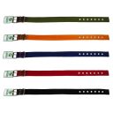 Lucky Pet (Лаки Пет) Ошейник брезентовый двойной с кожей, 3,5 х 42-56 см