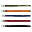 Lucky Pet (Лаки Пет) Ошейник брезентовый одинарный с кожей, 3,5 х 26-56 см