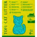 Хвостик Тофу Мята- Соевый наполнитель с ароматом мяты для кошачьего туалета