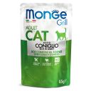 Monge (Монж) Grill Adult Cat Rabbit - Влажный корм для взрослых котов с мясом кролика в желе