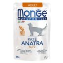 Monge (Монж) Monoprotein Pate Duck Adult Cat - Влажный монопротеиновый корм для взрослых котов, утка