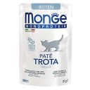Monge (Монж) Monoprotein Pate Trout Kitten - Влажный монопротеиновый корм для котят, форель
