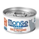 Monge (Монж) Monoprotein Solo Tacchino Cat - Влажный корм для кошек, мясные хлопья из индейки